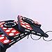 MC Fashion Cute 3D Camera Case with Polka Dots Lanyard for Teens Girls Women, Protective Soft Silicone Case for iPhone 7/8 (4.7-Inch) and iPhone SE 2020 Black/red
