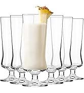Krosno Pina Colada Cocktail Drinking Glasses | Set of 6 | 300 ML | Avant-Garde Collection | Perfe...