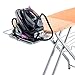 Bartnelli Pro Ironing Board with Steam Station Rest | Made in Europe | Adjustable Height with Storage Tray for Your Ironed Clothes | Includes Rack for Hanging Hangers (Ironing Surface Size 48x16”)