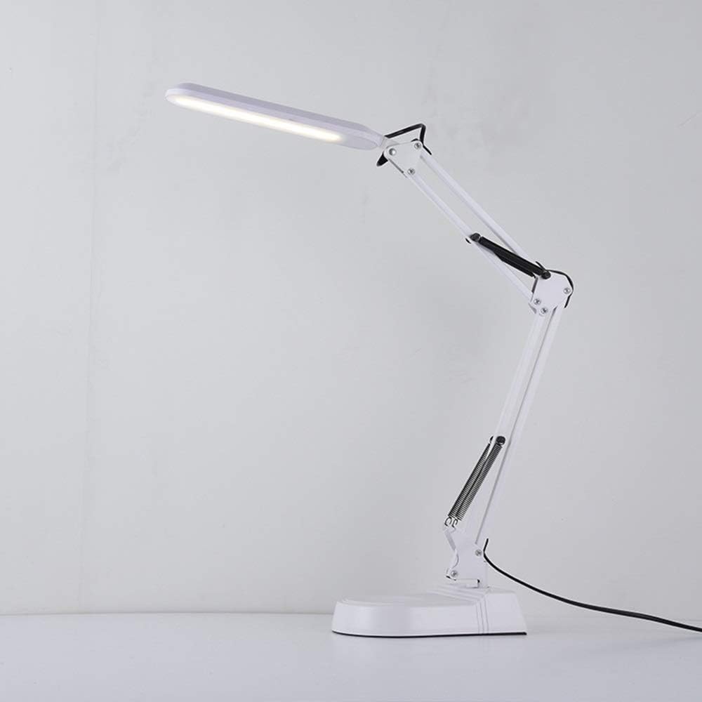 FNCUR Flexible Desk Lamp Long Swing Arm Led Desk Lamp Metal