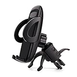 Car Phone Mount, Universal Air Vent Car Mount Holder Cradle brackey with three-sided handles and one-touch iPhone X/ 8/8 Plus 7/7 Plus 6S, Galaxy S9 / S8 / S7 / S6 Edge and All Cell Phones Smartphone
