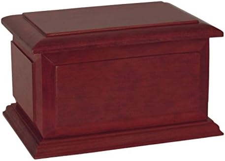 Wood Cremation Urn - Boston Rosewood