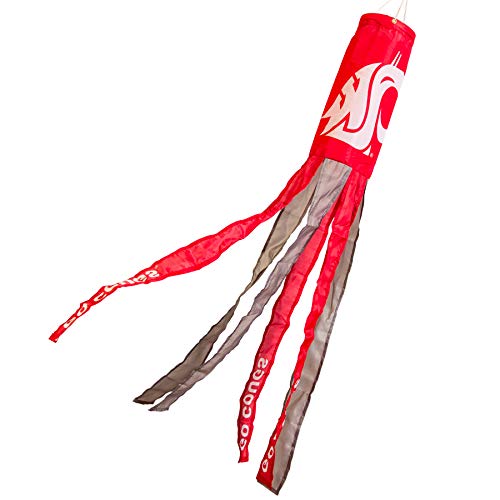 College Flags and Banners Co. Washington State Cougars Windsock