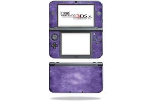 MightySkins Skin Compatible with Nintendo New 3DS XL (2015) - Purple Airbrush | Protective, Durable, and Unique Vinyl Decal w