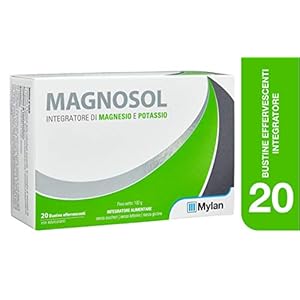 Supplement Magnosol Magnesium and Potassium for Body Tone 20 Sachets