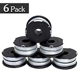 Future Way String Trimmer Replacement Spool Line GH700 GH710 GH750, Dual Line Weed Trimmer Spool 36ft Compatible with Black Decker DF-065, Cordless Trimmer Edger Replacement 90517175 (6 PCS)
