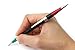 Autopoint Twinpoint Pencil, 0.9mm, Red Tip, Green Tip, Black Barrel, American Made (20210)