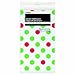 Unique Party Setting Polka Dot Christmas Plastic Tablecloth, Red & Green, 108