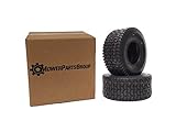 (2) Wanda 15x6.00-6 Chevron tread Tires 4 Ply for Lawn and Garden Tractor 15x6x6 15x6.00x6
