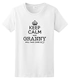 Keep Calm and Granny Will Take Care of It, Grandma Ladies T-Shirt