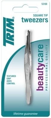 Trim Tweezr Square Size Ea Trim Square Tip Tweezers 53100 1Ct