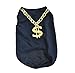 Small Dog Shirt, Voberry Fashion Pet Puppy Clothes Mesh Costumes Pet Dog Cat Cute Necklace T Shirt (L, Black)