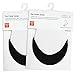 Walkon SlingBack, Toe Cover Cotton Hidden No-Show Socks (3 Colors)Non Slip