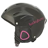 Lucky Bums Multi Sport Helmet (Metallic Black and Pink, Small)