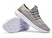 XUNMU Men's Walking Shoes Mesh Casual Athletic Shoes Running Shoes Lightweight Breathable Fashion Sneakers Khakigray 46