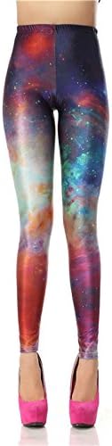 MAYUAN520 Fashion 3D Digital High Waist Elastic Slim Legins Colorful Galaxy Leggins Printed Women Leggings Women Pants