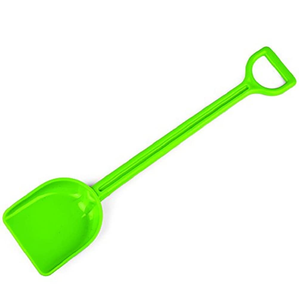 Hape E4077 Mighty Sand Shovel Beach and Garden Tool Toys, Green, Multicolor