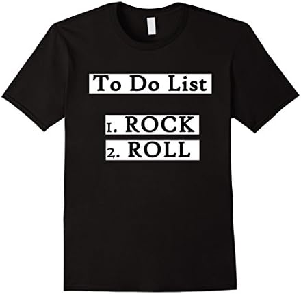 To Do List Rock n Roll Graphic T-Shirt