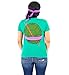 Teenage Mutant Ninja Turtles TMNT Donatello Costume Green T-shirt with Purple Eye Mask (Juniors Large)