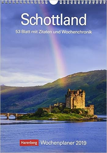 Schottland Kalender 2019 Wochenplaner 53 Blatt Mit Zitaten Und