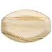 Palm Leaf Plates; All-Natural, Bamboo Style, Organic Disposable Dinnerware-100% Compostable Biodegradable Sustainable Plateware & Serving Platters (8- Pack, 15