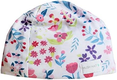 Hush Baby Hat with SoftSound Technology and Medical Grade Sound Absorbing Foam, Purple Poppy/X-Large