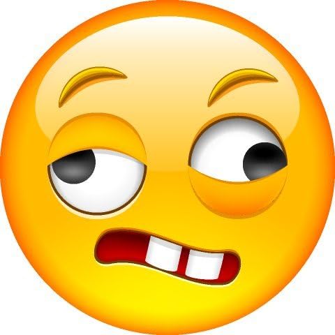 Smiley Face Emoji - Crazy Eyes - - Amazon.com