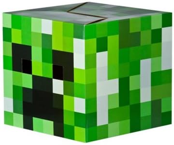 Minecraft Steve Creeper Enderman Box Head Costume Mask (Creeper)