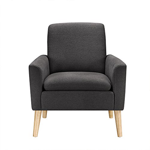Lohoms-Modern-Accent-Fabric-Chair-Single-Sofa-Comfy-Upholstered-Arm-Chair-Living-Room-Furniture-Dark-Grey