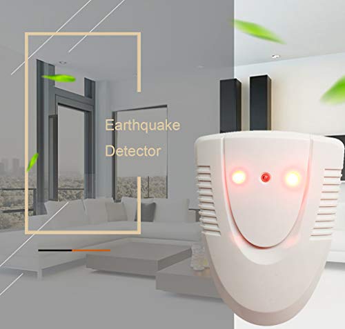 Quake Alarm, Newest US Patent Earthquake Alarm with Early Detection Feature, Earthquake Alarm Household Sensors & Alarms Can Wake You up so You Will be Instantly alerted