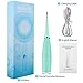 Household Electric Dental Calculus Remover Rechargeable Scraper Plaque Tartar Remover Teeth Cleaning Tools for Oral Care - Green