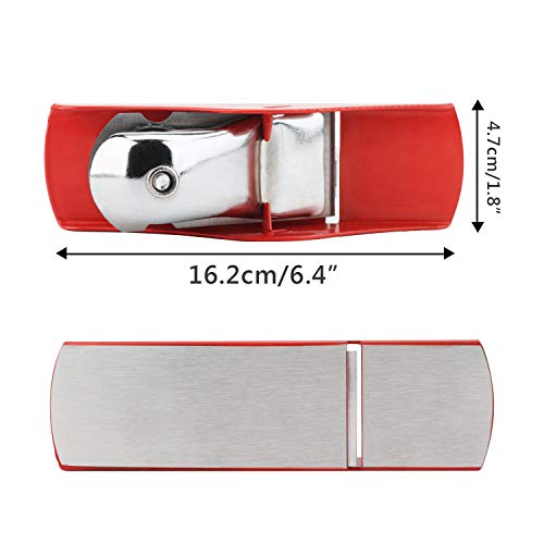 Mini Hand Planer, EnPoint Hand Planer Small Block Plane with Flat Base & 1.8 inch Blade Adjustable Wood Planer Woodworking Tool for DIY Making Smoothing Surface Gift for Carpenter Craftsman