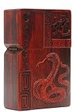 Natural Huanghuali Rosewood Carving Lighter Shell