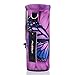 AUPET Water Bottle Sling Bag Carrier Crossbody Sleeve,Insulated Neoprene Bottle Case Holder Pouch Cover 500ML/17oz with Shoulder Strap for Walking Women Men (Purple Butterfly)