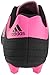adidas Unisex-Kid's Goletto VI Firm Ground Football Shoe, Black/Shock Pink/White, 1 M US Little Kid