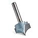 ENPOINT Woodworking Carbide-Tipped Beadboard Router Bit, 1/4In Shank, 7/8In Cut Dia, Roundover & Plunge Cut, 1 Flute