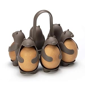 PELEG DESIGN – Eggbears | Universal-Eierhalter | Eierkocher | Eierbecher | Eierbox | Eierbecher lustig | Eierbecher…