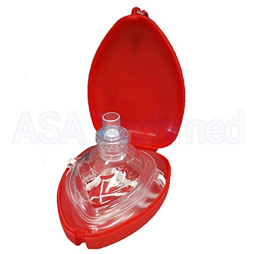 image for ASATechmed Medical CPR Rescue Mask, Adult/Child Pocket Resuscitator, H