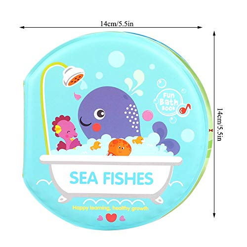 Waterproof Book, Can Be Washed By Water Develop Baby's Touch Sensation Children Book, 14 * 14