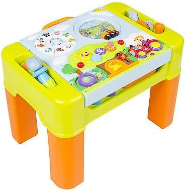Kids Learning Activity Table With Quiz, Music, Lights, Shapes, Tools and More