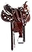 AceRugs 14″ 15″ 16″ 17″ All Purpose Western Show Barrel Racing Pleasure Trail Leather Horse Saddle TACK Set (Brown Dark, 17)thumb 2