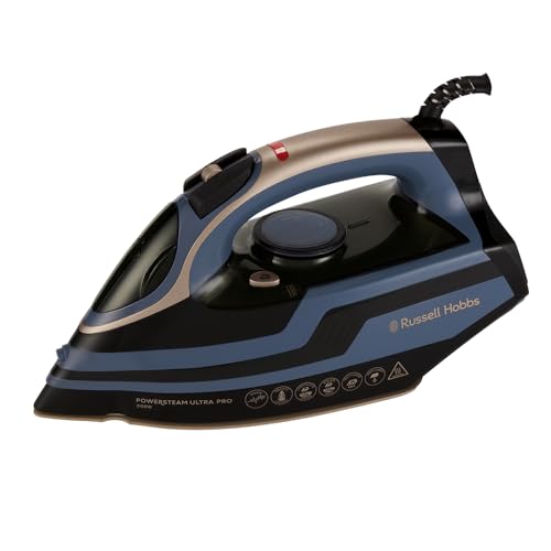 Ferro da Stiro a Vapore Powersteam Ultra Pro 3100W con Piastra in Ceramica al Quarzo, Serbatoio 350ml, Colpo Vapore 210g, Autopulente, Anti-calcare e Anti-goccia 28630-56