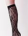 VERO MONTE 4 Pairs Women's Patterned Fishnet Knee High Socks (Black) 41622