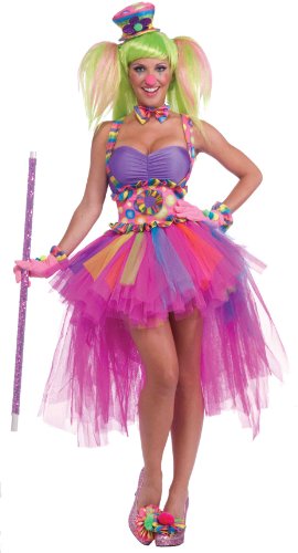 Forum Circus Sweeties Tutu Lulu The Clown Costume