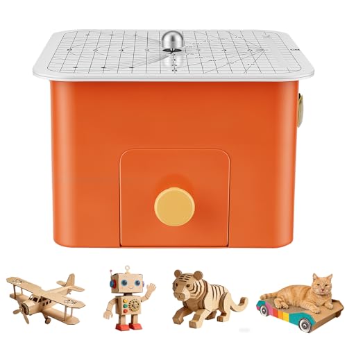 Safe Cardboard Cutter For Kids: Chomp 45w Bladeless Electric Saw Precisely Cuts 4mm Cardboard Stem Tool Ideal For 3D Models And School Projects