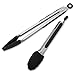 Spring Chef Kitchen Tongs for Cooking - Premium Stainless Steel Cooking Tongs with Silicone Tips - Non-Slip Metal Food Tongs, Heat Resistant & Non-Stick, Set of 9