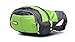 OrrinSports 3-Zipper Nylon Water Resistant Outdoor Sports Fanny Pack for Hiking,Walking,Camping,Fishing Black