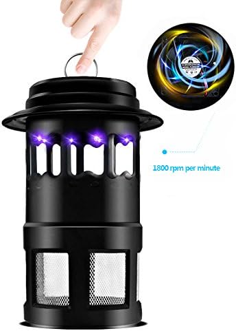 LED Lure Light Silence Bug Traps Indoor and Outdoor Use Family Children Kid Protection Non-ordor Quite Operate Reduce Insect for Home, Garden, lawn, Office, Camping, Garage etc.