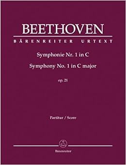 ベートーヴェン: 交響曲 第1番 ハ長調 Op.21／デル・マール編／ベーレンライター社／指揮者用大型スコア