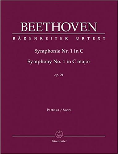 Symphony No 1 In C Major Op 21 Full Score Beethoven Ludwig Van Del Mar Jonathan Amazon Co Uk Books